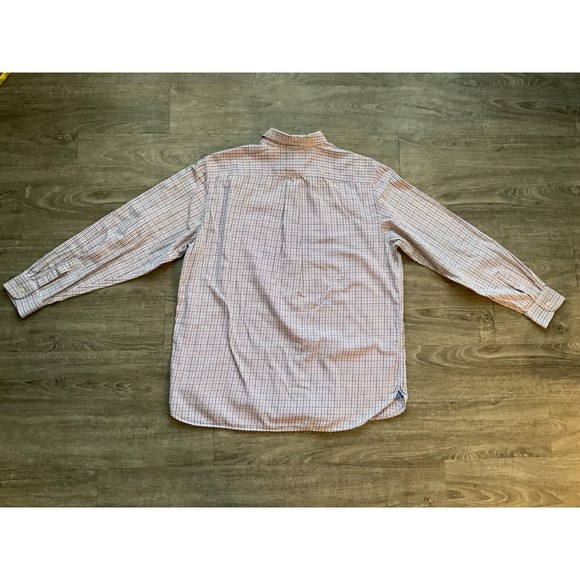 (2) Chaps Shirt Men Size XL Multi Color Plaid Button Down Long Sleeve Logo Crest - Picture 10 of 12